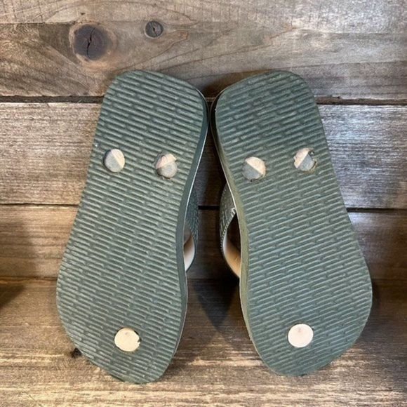 Kids Childrens Havaianas Star‎ Wars Baby Yoda Grogu Sandals Flip Flops Size 10 C - Picture 5 of 6